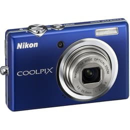 Compactcamera Coolpix S570 - Blauw + Nikon Nikkor 5X Wide Optical Zoom f/2.7-6.6