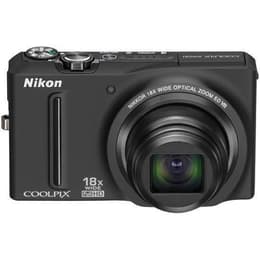 Compactcamera Nikon Coolpix S9100 - Zwart