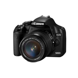 Spiegelreflexcamera - Canon EOS 500D Zwart + Lens Canon Zoom Lens EF-S 18-55 mm f/3.5-5.6