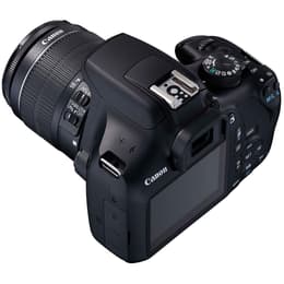 Spiegelreflexcamera EOS 1300D - Zwart + Canon CANON EF-S MACRO 0.25/0.8ft f/0.25-0.8ft