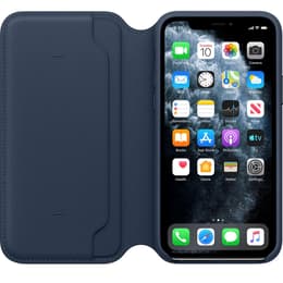 Apple Leather Folio iPhone 11 Pro Leather Folio - Leer Blauw
