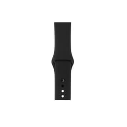 Apple Watch (Series 3) 2017 GPS 42 mm - Aluminium Spacegrijs - Sport armband Zwart
