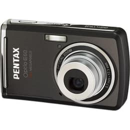 Compactcamera Pentax Optio E60 - Zwart + Lens Pentax 3X Optical Zoom