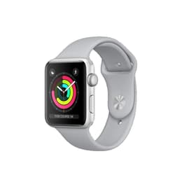 Apple Watch (Series 3) 2017 GPS 42 mm - Aluminium Zilver - Sport armband Mist