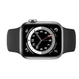 Apple Watch (Series 3) 2017 GPS 38 mm - Aluminium Zilver - Sport armband Zwart