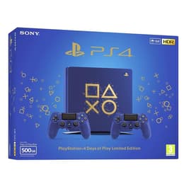 PlayStation 4 Slim 500GB - Blauw - Limited edition Days of Play Blue Days of Play Blue