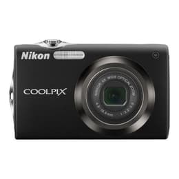 Compactcamera Coolpix S3000 - Zwart + Nikon Nikkor 4X Wide Optical Zoom Lens 27-108mm f/3.2-5.9 f/3.2-5.9