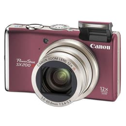 Compact Canon PowerShot SX200 IS - Bordeaux