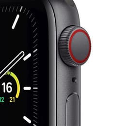 Apple Watch (Series SE) 2020 GPS + Cellular 40 mm - Aluminium Spacegrijs - Sportbandje Zwart