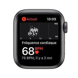 Apple Watch (Series SE) 2020 GPS + Cellular 40 mm - Aluminium Spacegrijs - Sportbandje Zwart
