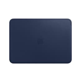 Apple Hoesje MacBook 16" Hoesje - Leer Blauw