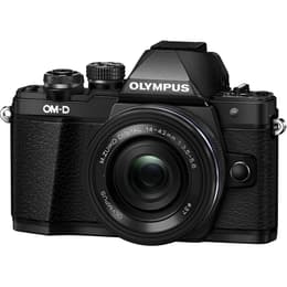 Hybride - Olympus OM-D E-M10 Zwart + Lens Olympus M.Zuiko Digital ED 14-42mm f/3.5-5.6 IIR