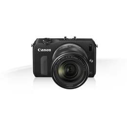 Spiegelreflexcamera EOS M - Zwart + Canon Zoom Lens EF-M 22mm f/2 STM f/2 + f/3.5-5.6