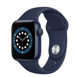Apple Watch (Series 6) 2020 GPS 40 mm - Aluminium Blauw - Sportbandje Blauw