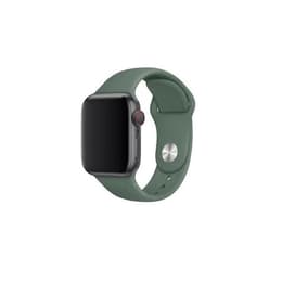 Apple Watch (Series 5) 2019 GPS + Cellular 40 mm - Aluminium Spacegrijs - Sportbandje Groente