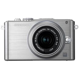 Hybride camera PEN E-PL3 - Zilver + Olympus M.Zuiko Digital 14-42mm f/3.5-5.6EZ + M.Zuiko Digital 40-150mm f/4.0-5.6R f/3.5-5.6 + f/4.0-5.6