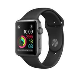 Apple Watch (Series 2) 2016 GPS 42 mm - Aluminium Spacegrijs - Sport armband Zwart