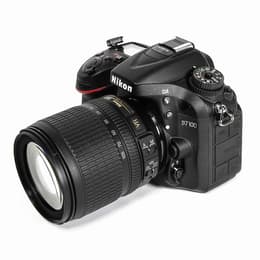 Reflex Nikon D7100 - Zwart + Lens Nikkor  f/3.5-5.6GEDVR