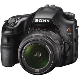 Spiegelreflexcamera SLT-A57 - Zwart + Sony DT 18-55mm F3.5-5.6 SAM II + DT 55-200mm F4-5.6 SAM f/3.5-5.6 + f/4-5.6