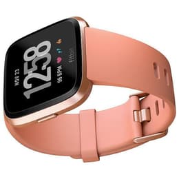 Horloges Cardio Fitbit Versa - Rosé goud