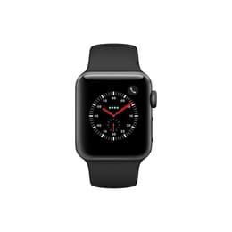 Apple Watch (Series 4) 2018 GPS 40 mm - Aluminium Spacegrijs - Geweven sportbandje Zwart