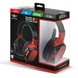 Elite-H60 gaming Hoofdtelefoon - bedraad microfoon Zwart/Rood