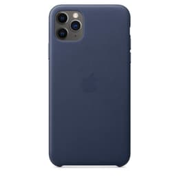 Apple Hoesje iPhone 11 Pro Max Hoesje - Leer Blauw