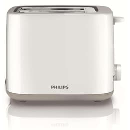 Broodrooster Philips Daily Collection HD2595/00 2 sleuven - Wit/Grijs