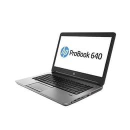 HP ProBook 640 G1 14" Core i3 2.4 GHz - SSD 256 GB - 4GB AZERTY - Frans