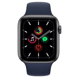 Apple Watch (Series 4) 2018 GPS 44 mm - Aluminium Spacegrijs - Sport armband