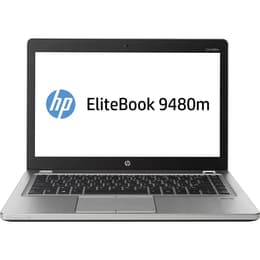 HP EliteBook Folio 9480M 14" Core i5 1.7 GHz - SSD 128 GB - 8GB QWERTY - Engels