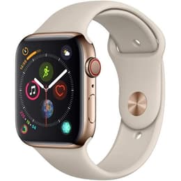Apple Watch (Series SE) 2020 GPS 40 mm - Aluminium Goud - Sportbandje Wit