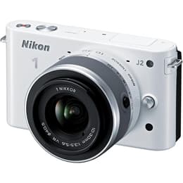 Hybride camera 1 J2 - Wit + Nikon Nikon 1 Nikkor VR 10-30 mm f/3.5-5.6 f/3.5-5.6