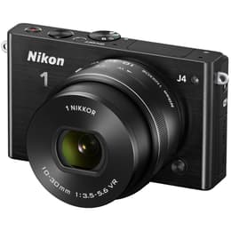 Hybride camera 1 J4 - Zwart + Nikon 1 Nikkor 10-30 mm f/3.5-5.6 VR f/3.5-5.6