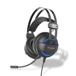 Pro Control E-Sport geluidsdemper gaming Hoofdtelefoon - bedraad microfoon Zwart/Blauw