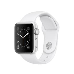 Apple Watch (Series 2) 2016 GPS 38 mm - Aluminium Zilver - Sport armband Wit