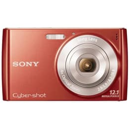 Compactcamera Sony Cyber-shot DSC-W510 - Rood + Lens Sony 4X Optical Zoom
