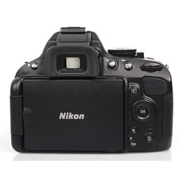 Reflex Nikon D5100 - Zwart + Lens  18-50mm f/3.5-5.6GVR