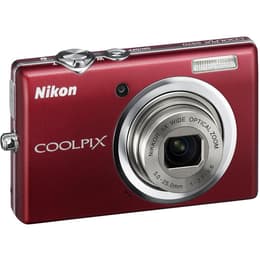 Compactcamera Coolpix S570 - Rood + Nikon Nikkor Wide Optical Zoom f/2.7-6.6