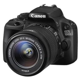Spiegelreflexcamera EOS 100D - Zwart + Canon EF-S 18-55mm f/3.5-5.6 IS STM f/3.5-5.6