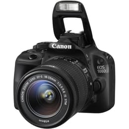 Spiegelreflexcamera EOS 100D - Zwart + Canon EF-S 18-55mm f/3.5-5.6 IS STM f/3.5-5.6