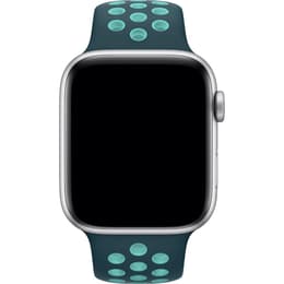 Apple Watch (Series 5) 2019 GPS 40 mm - Aluminium Zilver - Sportbandje van Nike Groente