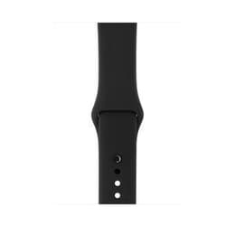 Apple Watch (Series 3) 2017 GPS 42 mm - Aluminium Zwart - Sport armband Zwart