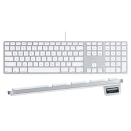Apple Keyboard (2007) Numerieke toetsen - Zilver - AZERTY - Frans