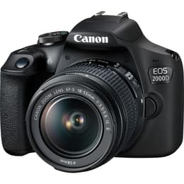 Reflex Canon EOS 2000D - Zwart + Lens  18-55/55-250 f/3.5-5.6ISII