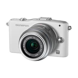 Hybride camera PEN E-PM1 - Wit + Olympus .Zuiko Digital 28-84mm f/3.5-5.6 II R f/3.5-5.6