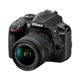 Spiegelreflexcamera D3400 - Zwart + Nikon Nikon AF-P DX Nikkor 18-55 mm f/3.5-5.6G VR
