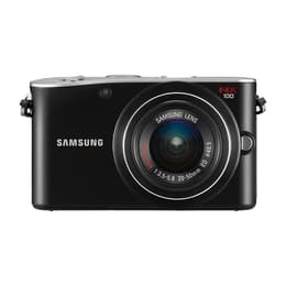 Hybdride camera Samsung NX100 - Zwart + lens Samsung NX 20-50 mm f/3.5-5.6 ED
