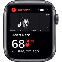 Apple Watch (Series SE) 2020 GPS 40 mm - Aluminium Spacegrijs - Sport armband Zwart