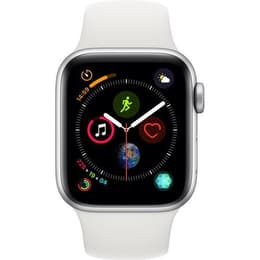 Apple Watch (Series 4) 2018 GPS 40 mm - Aluminium Zilver - Sport armband Wit